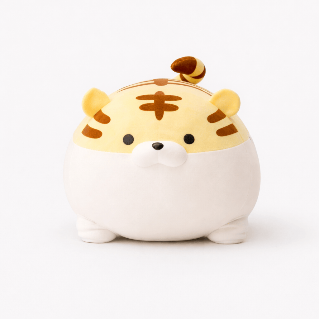 Pluschtierland Pralle Kawaii Tiger Kuscheltier als Kuschelkissen Pralle Kawaii Tiger Kuscheltier als Kuschelkissen