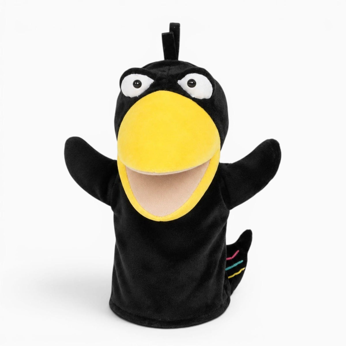 Pluschtierland Rabe Handpuppe Kuscheltier Rabe Handpuppe Kuscheltier