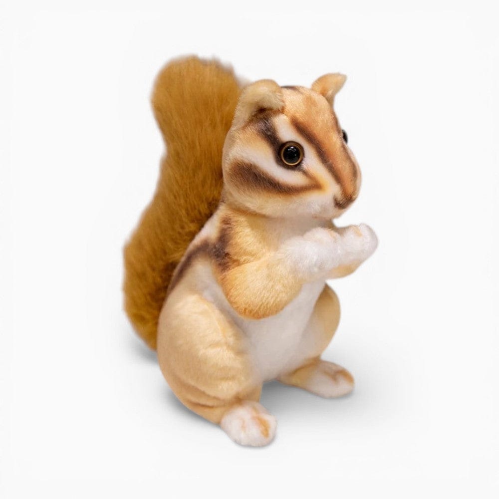 Pluschtierland Realistisches Eichhörnchen Plüschtier mit buschigem Schwanz Realistisches Eichhörnchen Plüschtier mit buschigem Schwanz