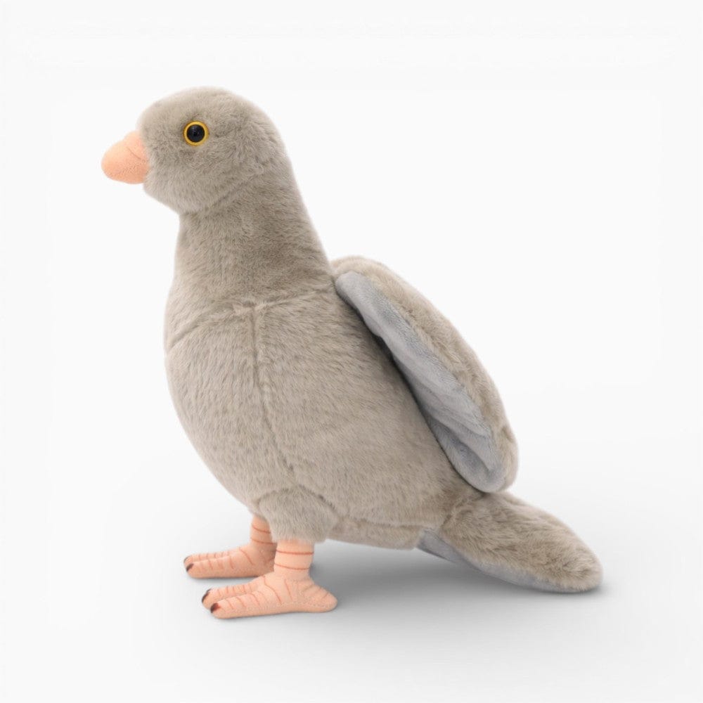 Pluschtierland Realistisches graues Tauben Kuscheltier Realistisches graues Tauben Kuscheltier