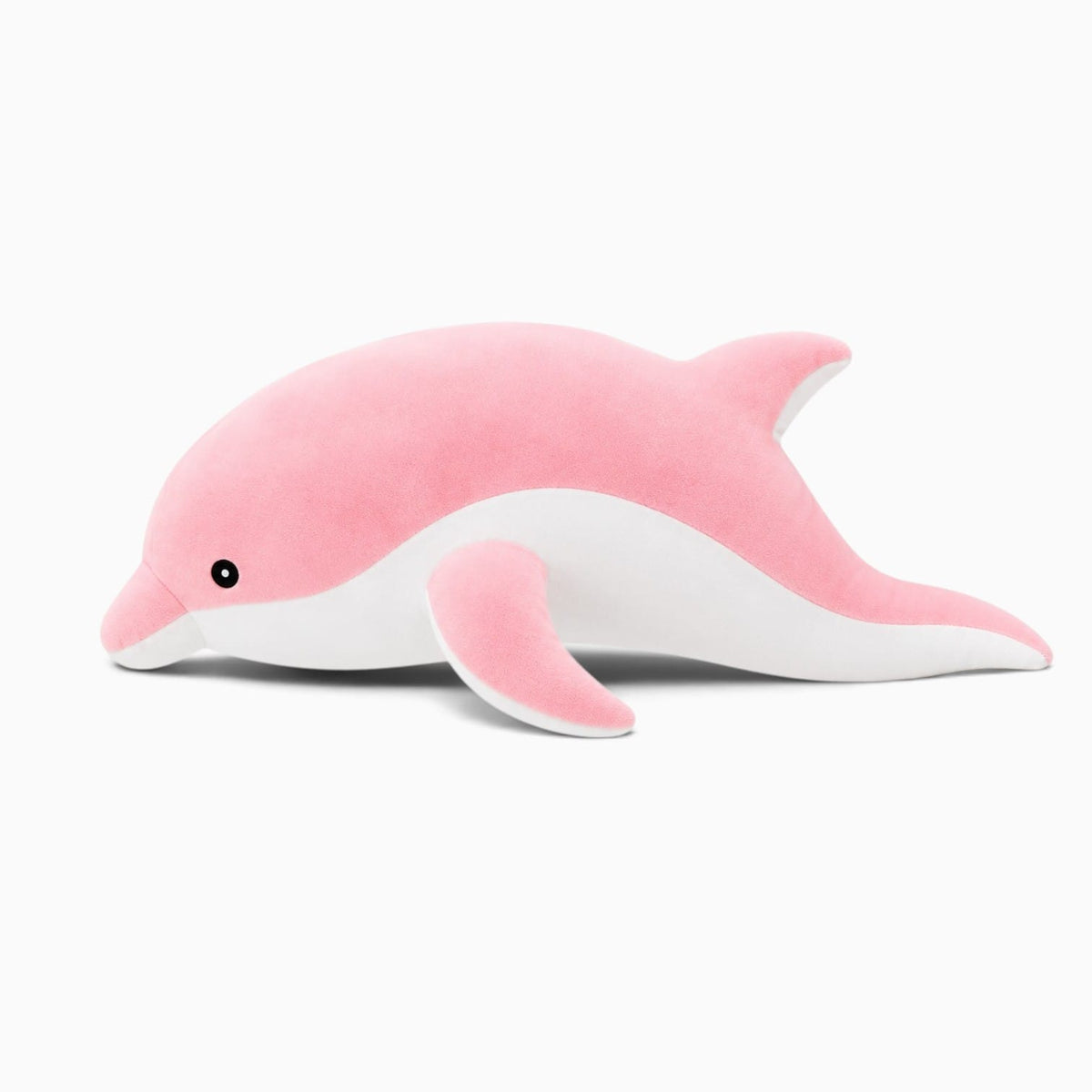 Pluschtierland Realistisches rosa-weißes Delfin-Kuscheltier Realistisches rosa-weißes Delfin-Kuscheltier