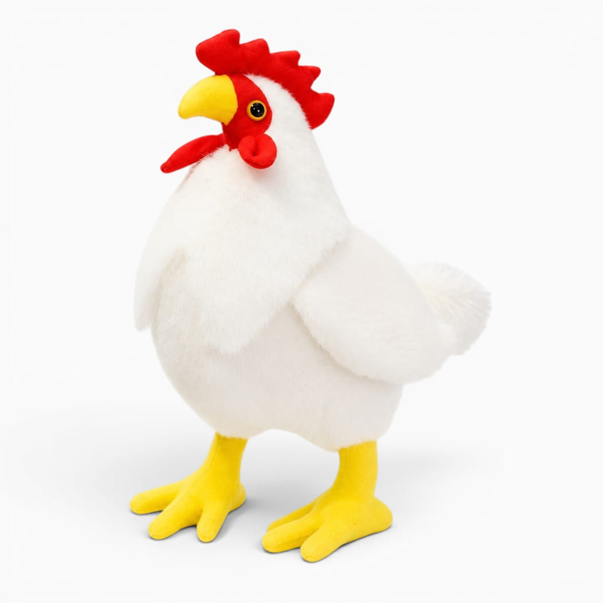 Pluschtierland Realistisches Weißes Huhn Plüschtier Realistisches Weißes Huhn Plüschtier