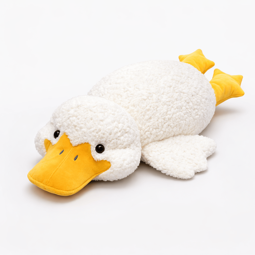 Pluschtierland Riesiges Enten-Kuscheltier als Schlafkissen Riesiges Enten-Kuscheltier als Schlafkissen