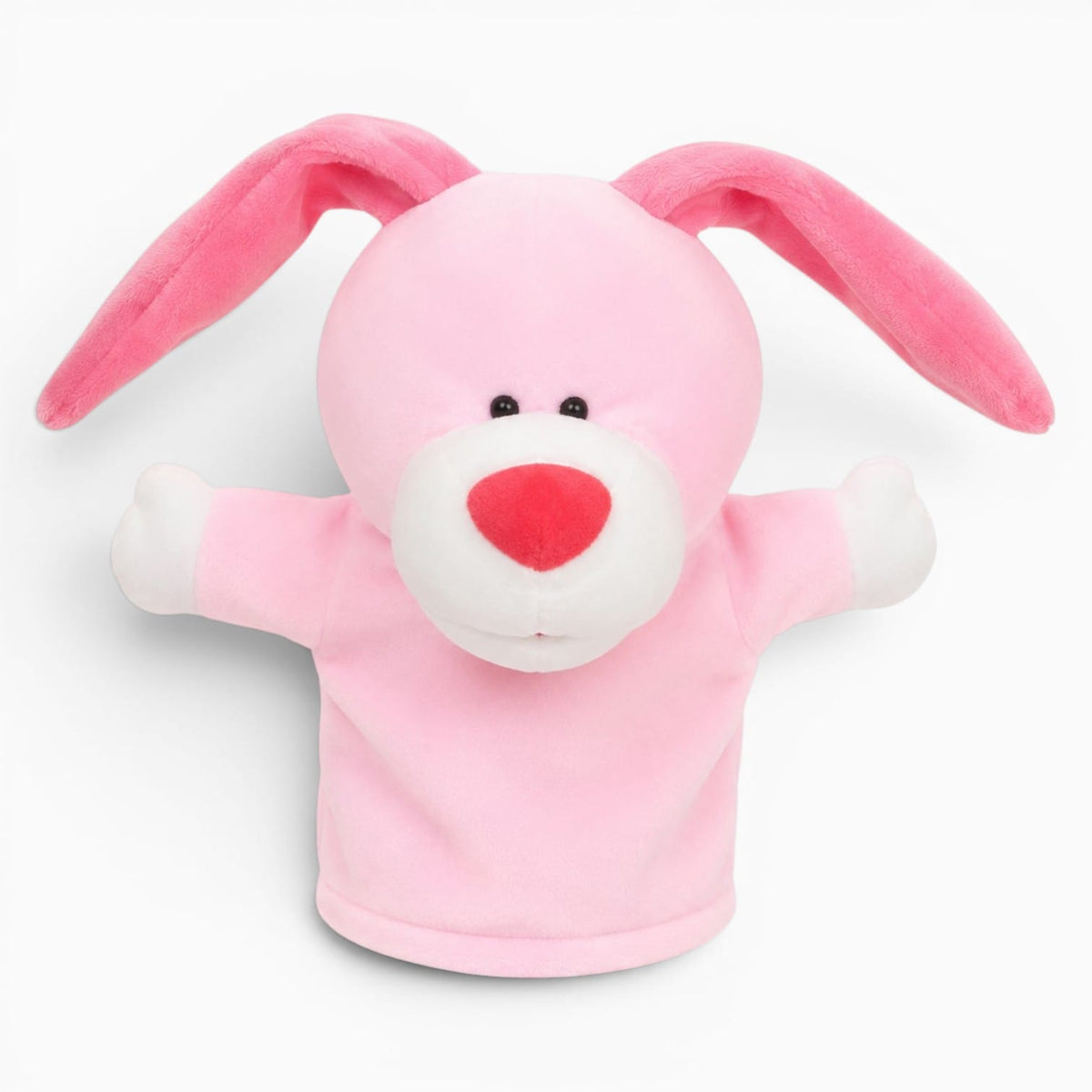 Pluschtierland Rosa Hasen Handpuppe Kuscheltier Rosa Hasen Handpuppe Kuscheltier
