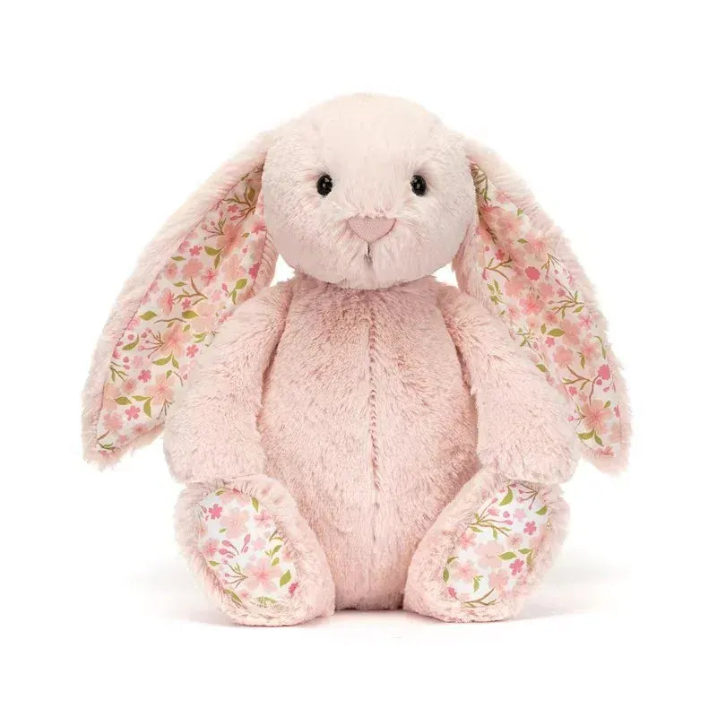 Pluschtierland Rosa Hasen-Kuscheltier mit Blumenmuster Rosa Hasen-Kuscheltier mit Blumenmuster