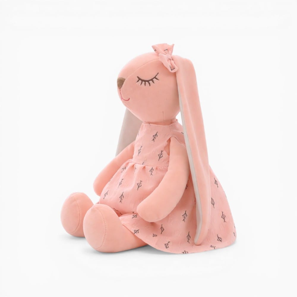 Pluschtierland Rosa Hasen Kuscheltier mit Kleid Rosa Hasen Kuscheltier mit Kleid