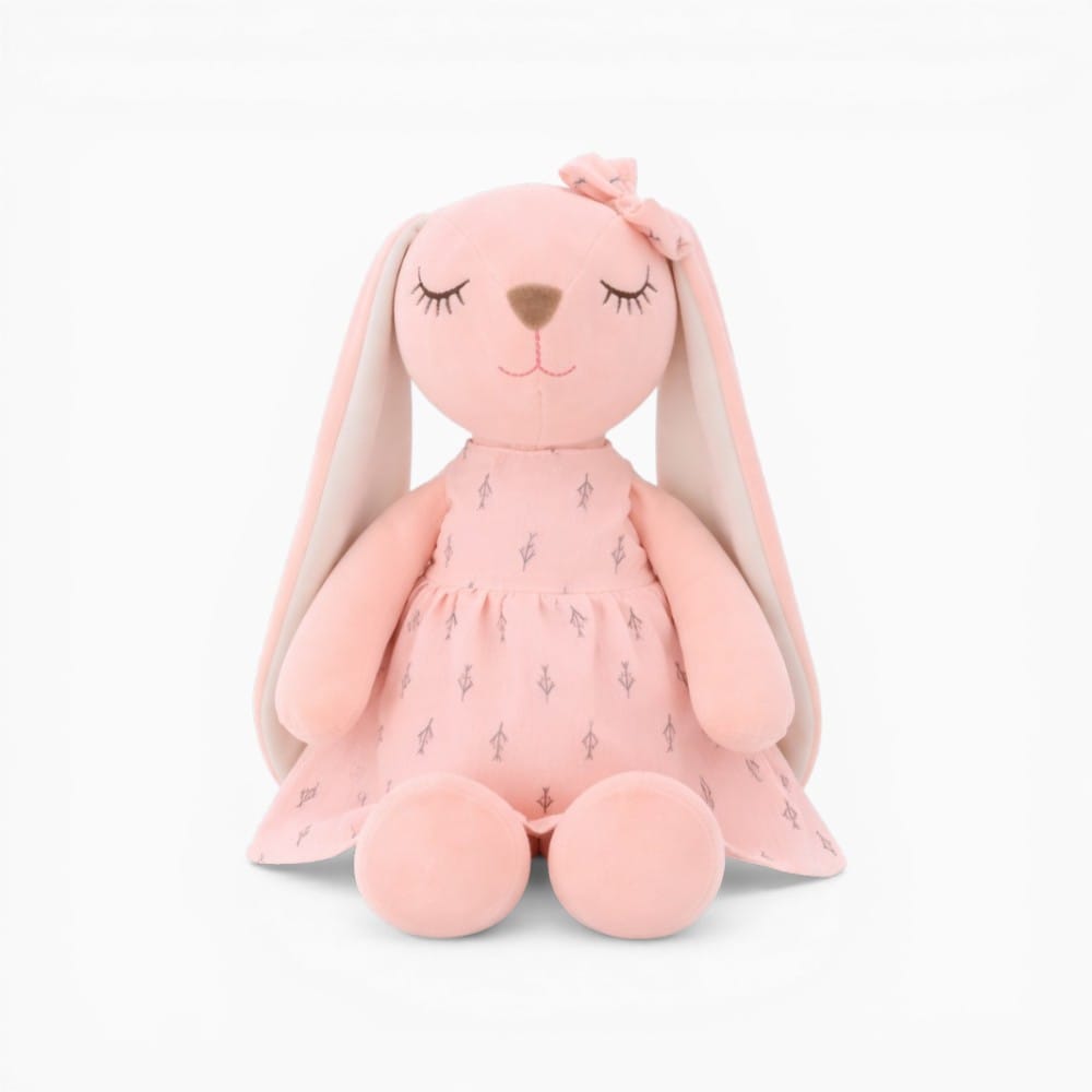 Pluschtierland Rosa Hasen Kuscheltier mit Kleid Rosa Hasen Kuscheltier mit Kleid
