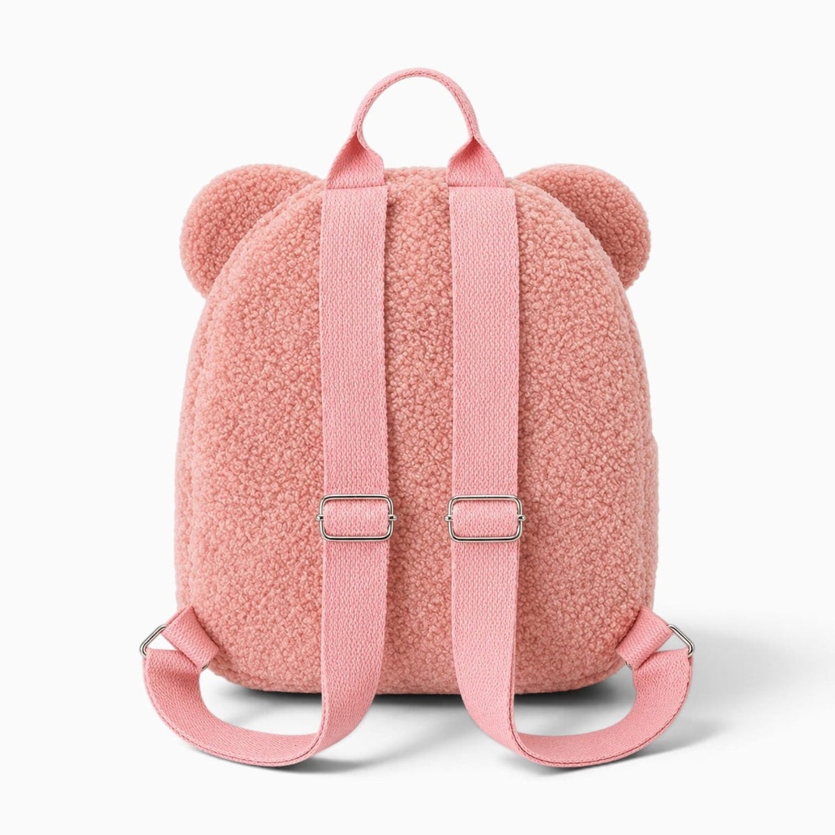 Pluschtierland Rosa Plüsch-Rucksack mit Bärenohren Rosa Plüsch-Rucksack mit Bärenohren