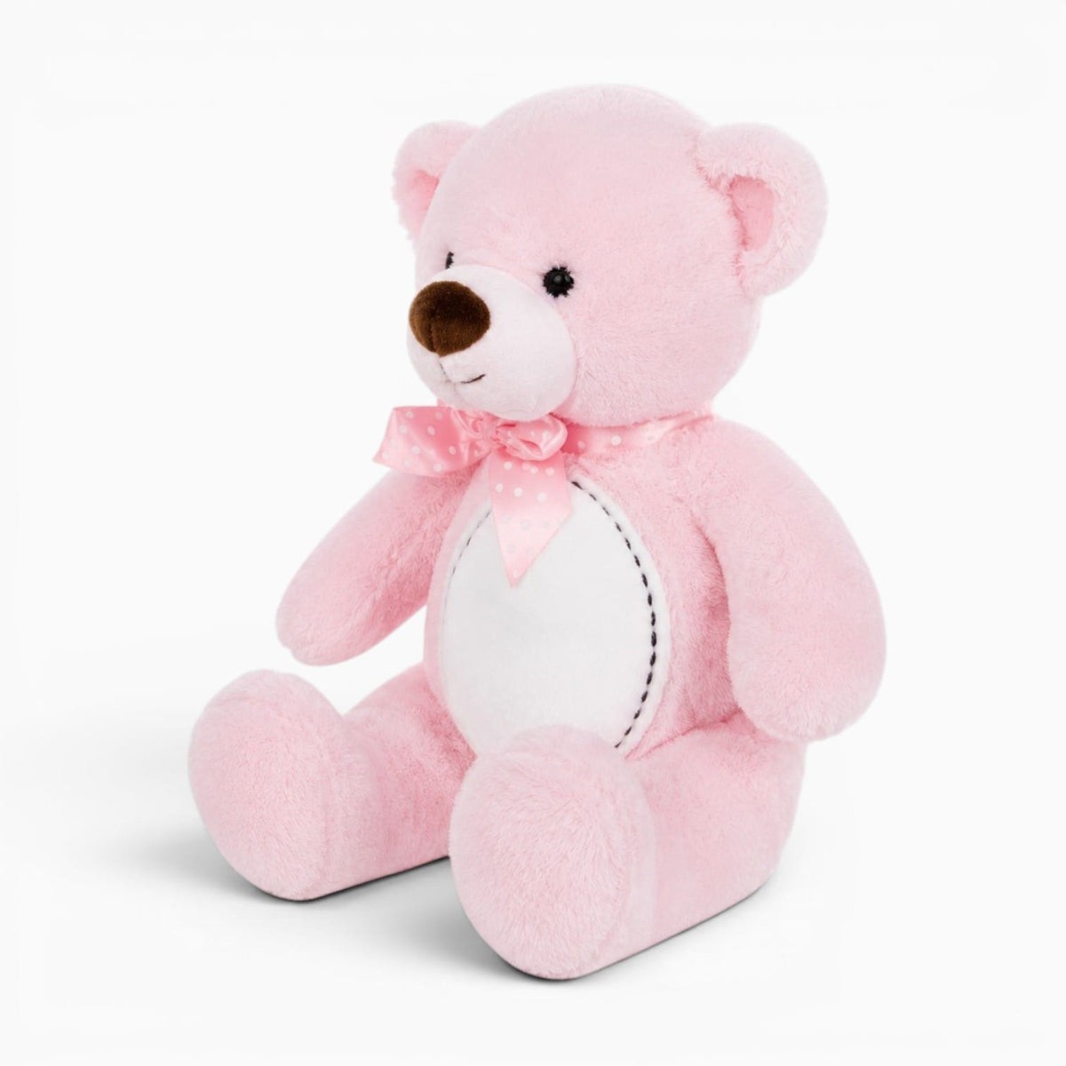 Pluschtierland Rosa Teddybär Kuscheltier mit Schleife Rosa Teddybär Kuscheltier mit Schleife