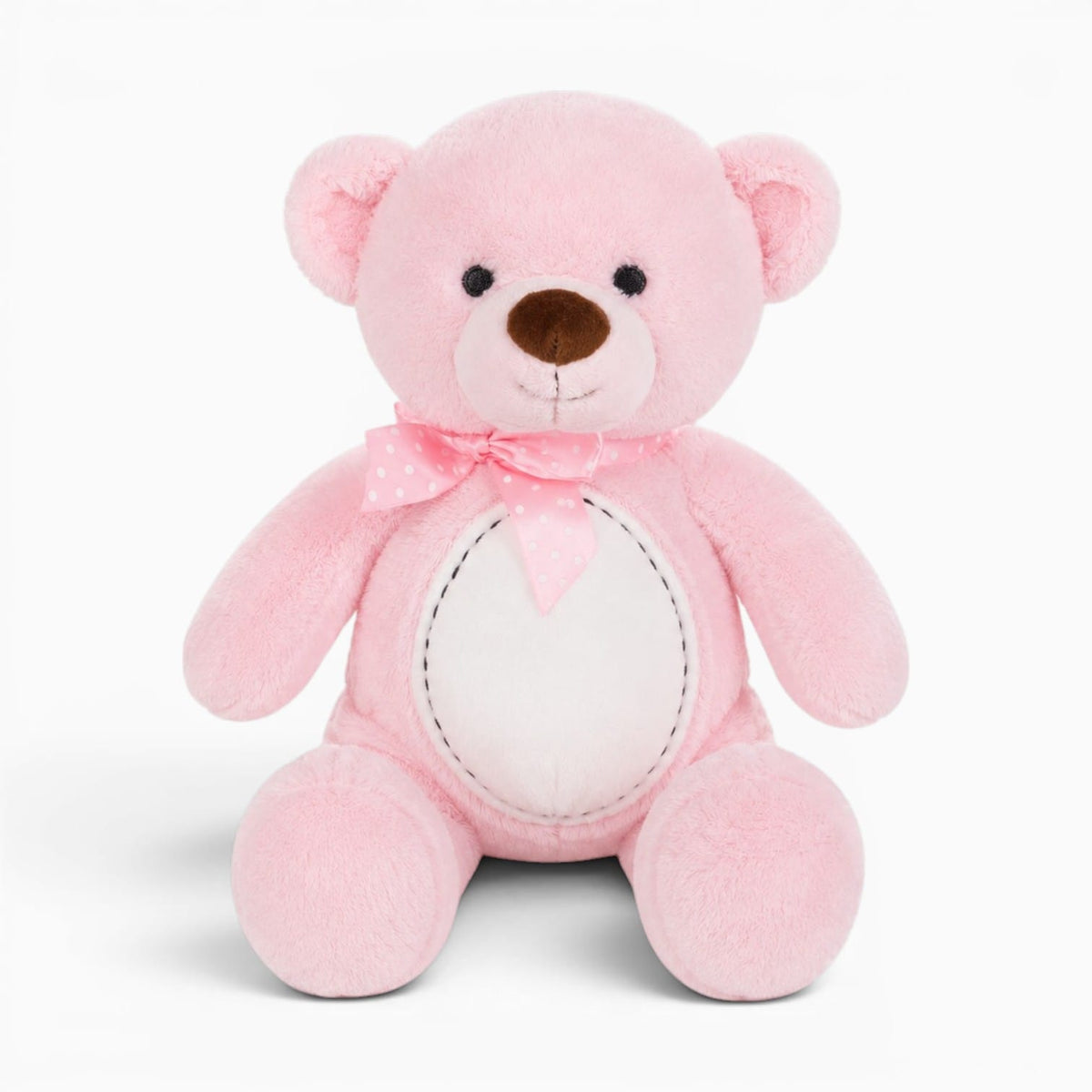 Pluschtierland Rosa Teddybär Kuscheltier mit Schleife Rosa Teddybär Kuscheltier mit Schleife