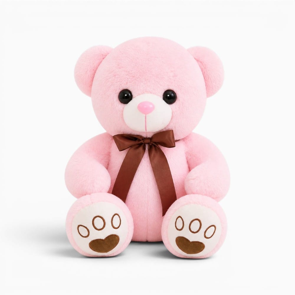 Pluschtierland Rosa Teddybär Plüschtier mit Schleife Rosa Teddybär Plüschtier mit Schleife