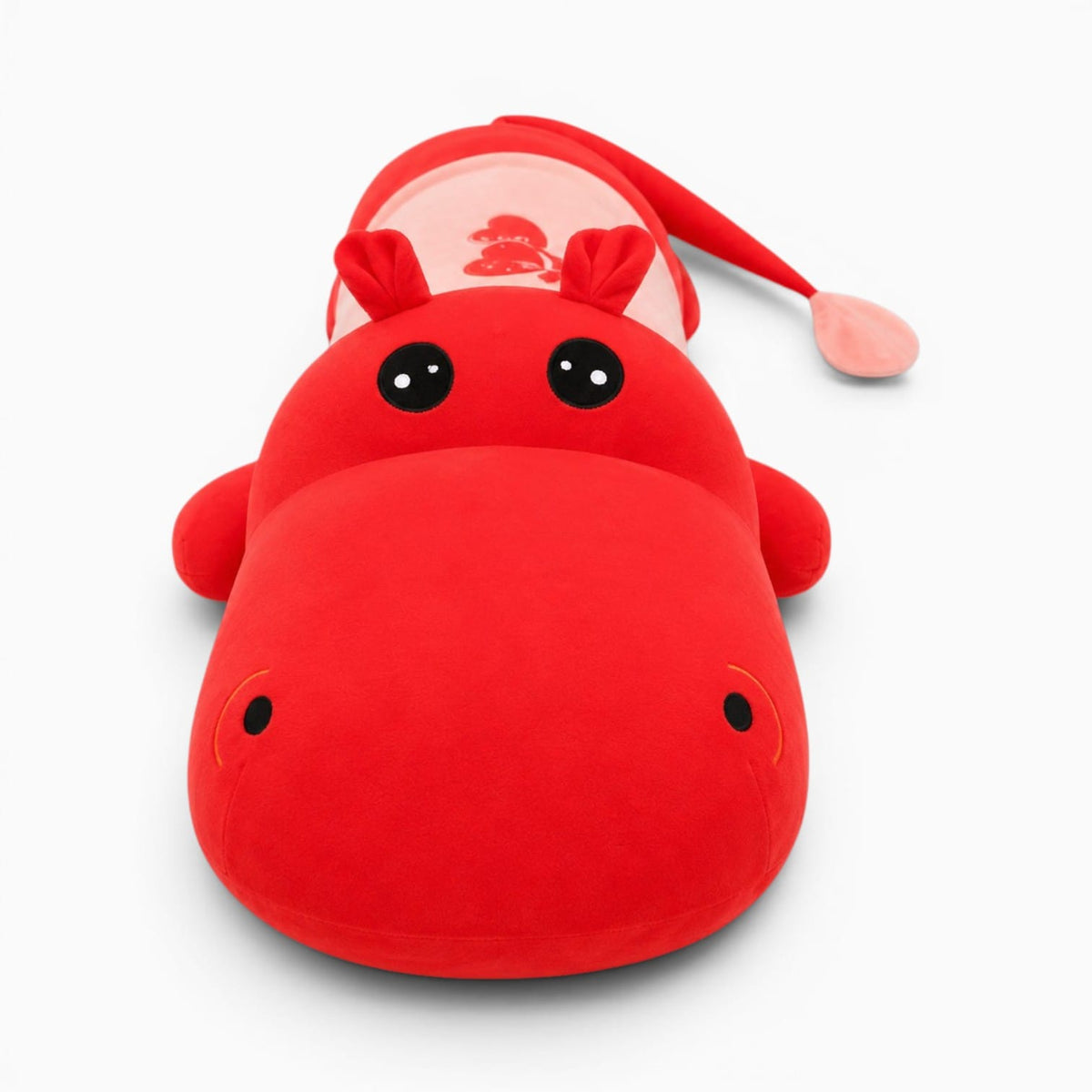 Pluschtierland Rotes Nilpferd Kuscheltier XXL Rotes Nilpferd Kuscheltier XXL