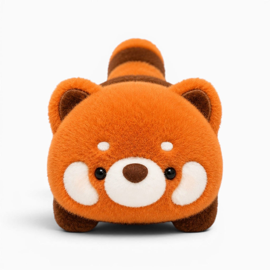 Pluschtierland Rotes und braunes Panda-Kuscheltier Rotes und braunes Panda-Kuscheltier