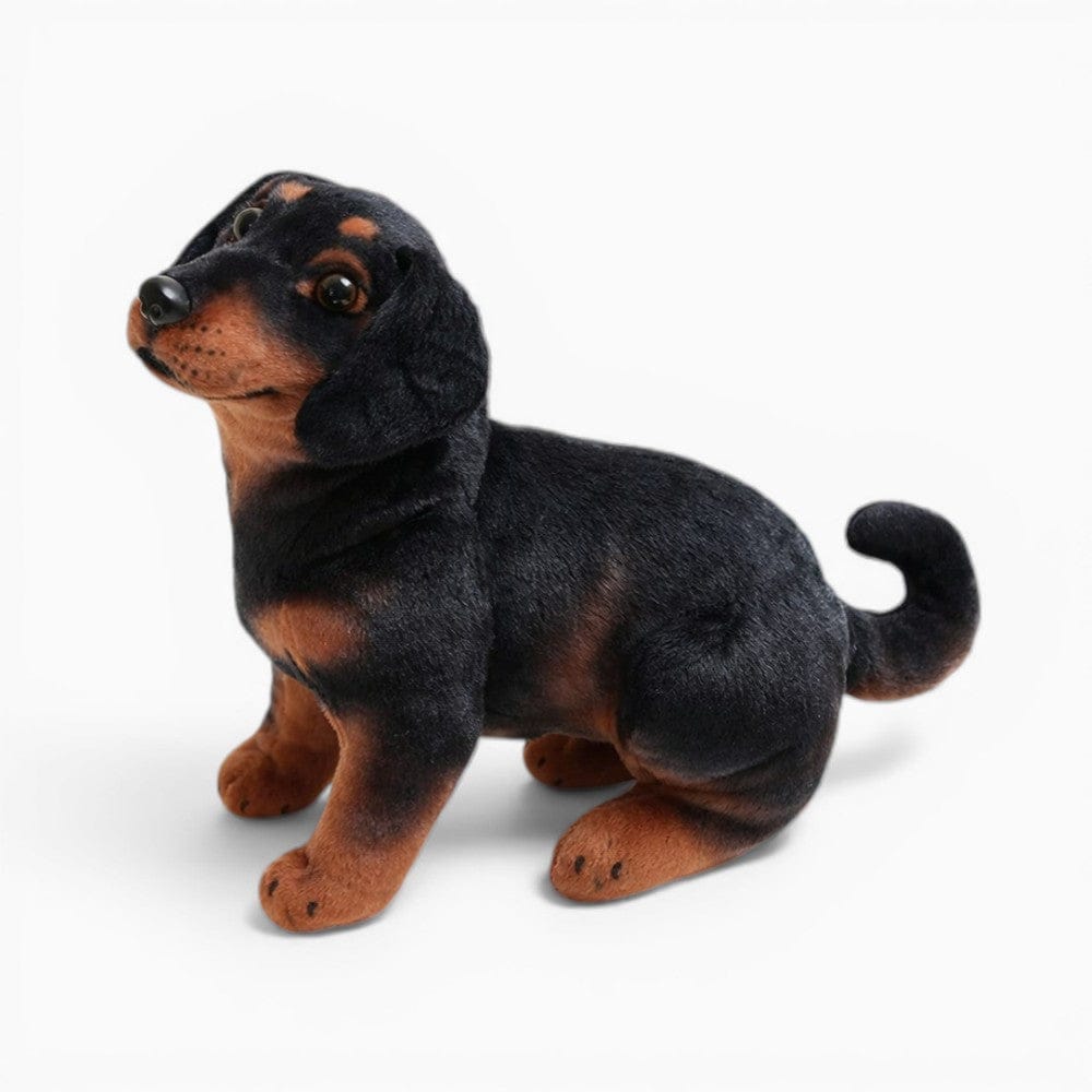 Pluschtierland Rottweiler Kuscheltier sitzend naturgetreu Rottweiler Kuscheltier sitzend naturgetreu