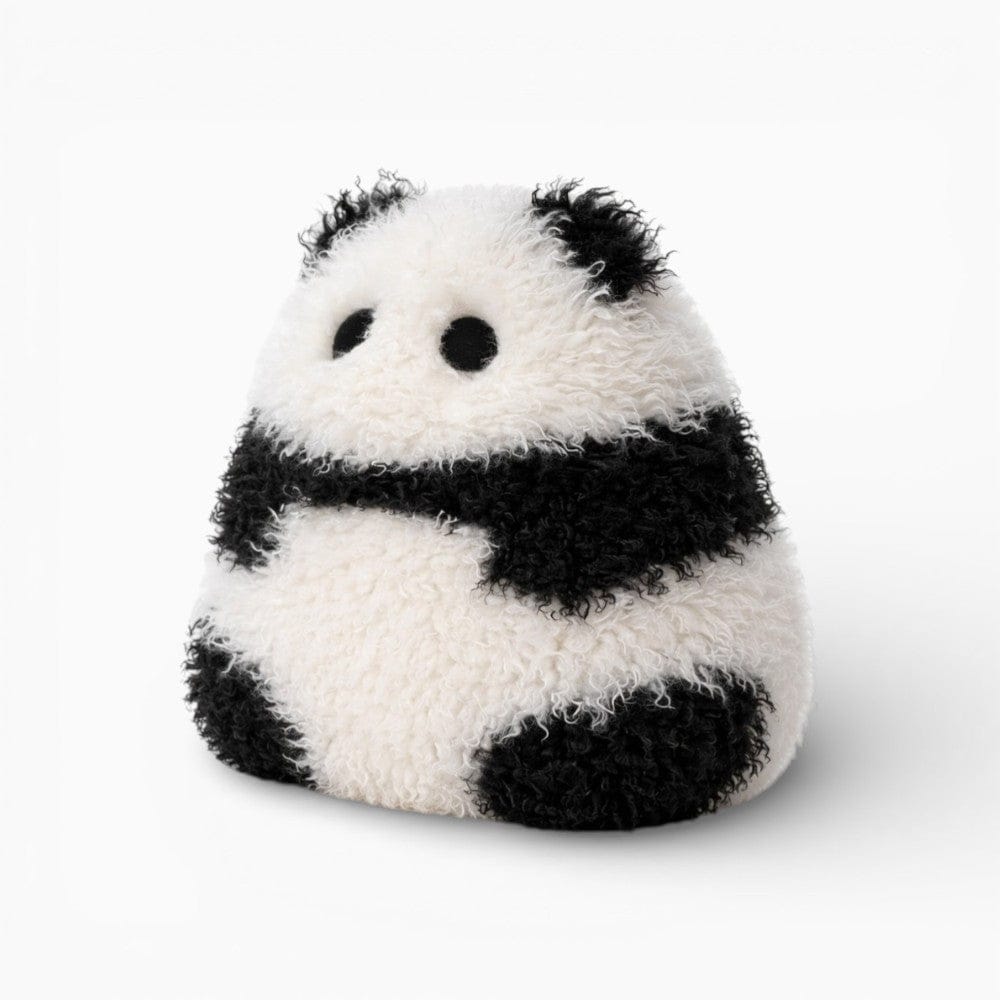 Pluschtierland Rundes Panda Kuscheltier flauschiges Kissen Rundes Panda Kuscheltier flauschiges Kissen