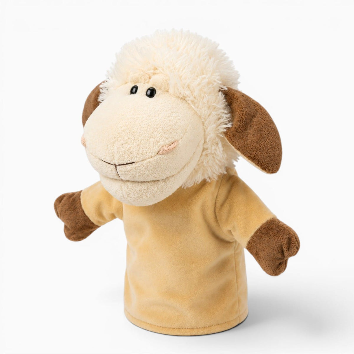 Pluschtierland Schaf Kuscheltier Handpuppe Schaf Kuscheltier Handpuppe