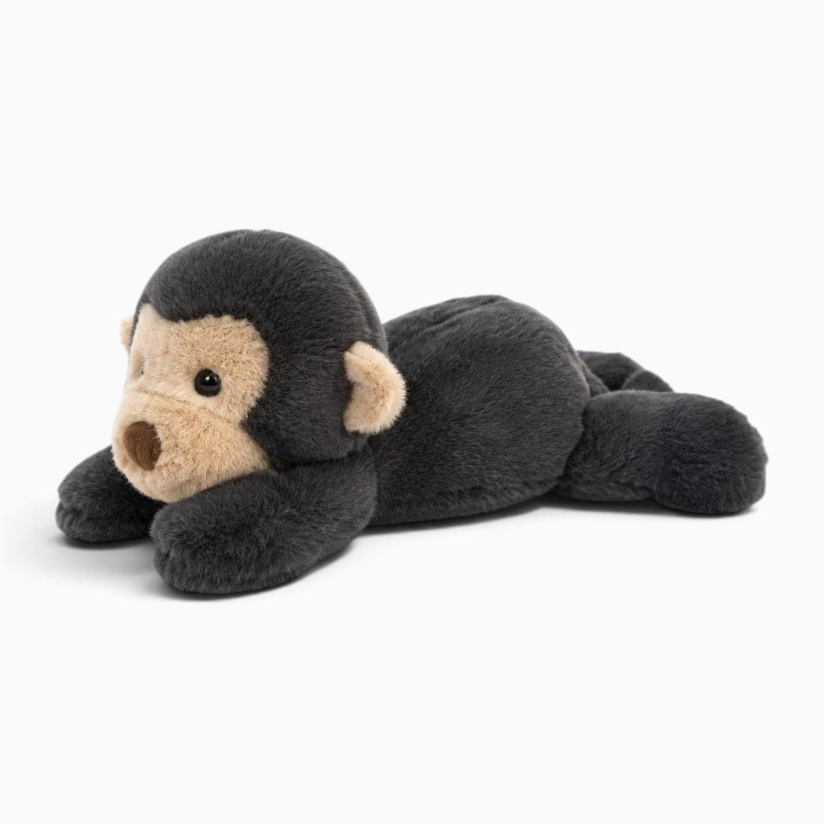 Pluschtierland Schwarz-beiges Affen-Kuscheltier Schwarz-beiges Affen-Kuscheltier