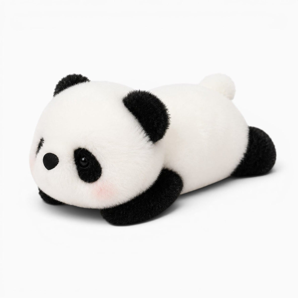 Pluschtierland Schwarz-weißes Panda-Kuscheltier Schwarz-weißes Panda-Kuscheltier