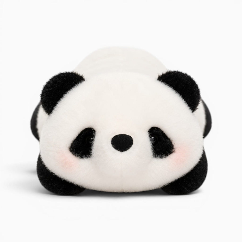 Pluschtierland Schwarz-weißes Panda-Kuscheltier Schwarz-weißes Panda-Kuscheltier