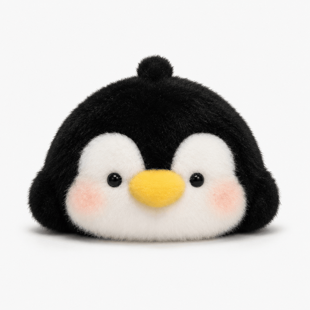 Pluschtierland Schwarz-weißes Pinguin-Kuscheltier Schwarz-weißes Pinguin-Kuscheltier