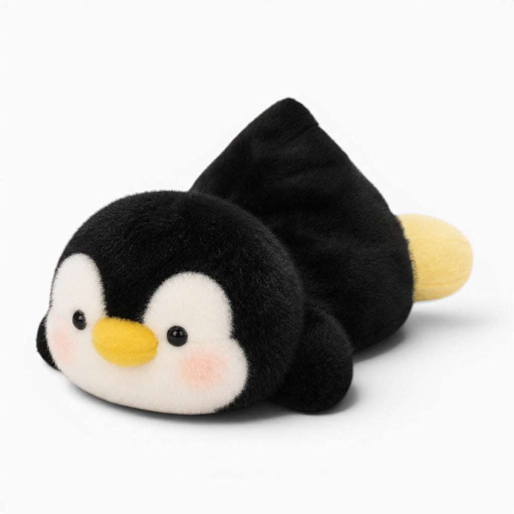 Pluschtierland Schwarz-weißes Pinguin-Kuscheltier Schwarz-weißes Pinguin-Kuscheltier