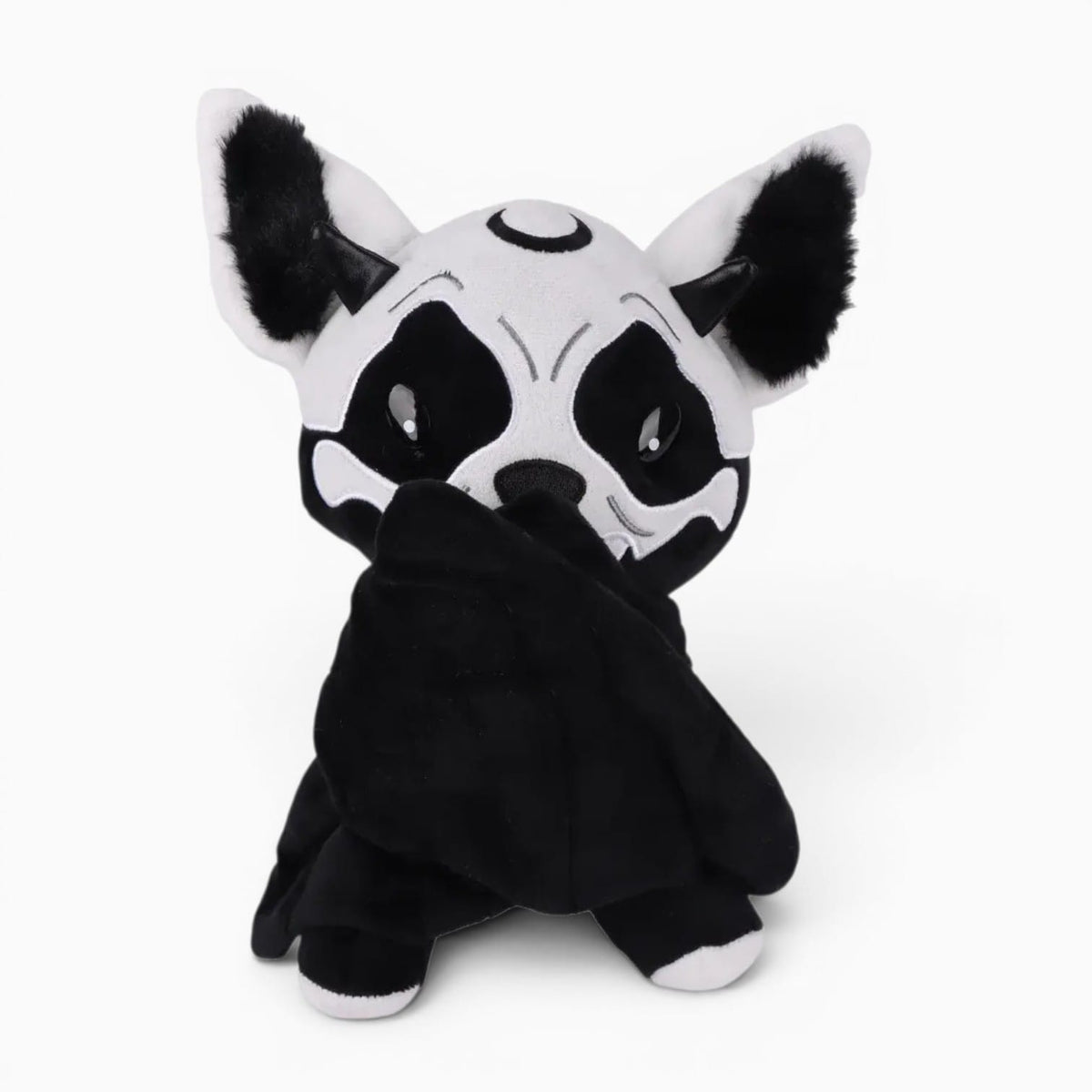 Pluschtierland Schwarz-weißes Skelett-Fledermaus-Kuscheltier Schwarz-weißes Skelett-Fledermaus-Kuscheltier