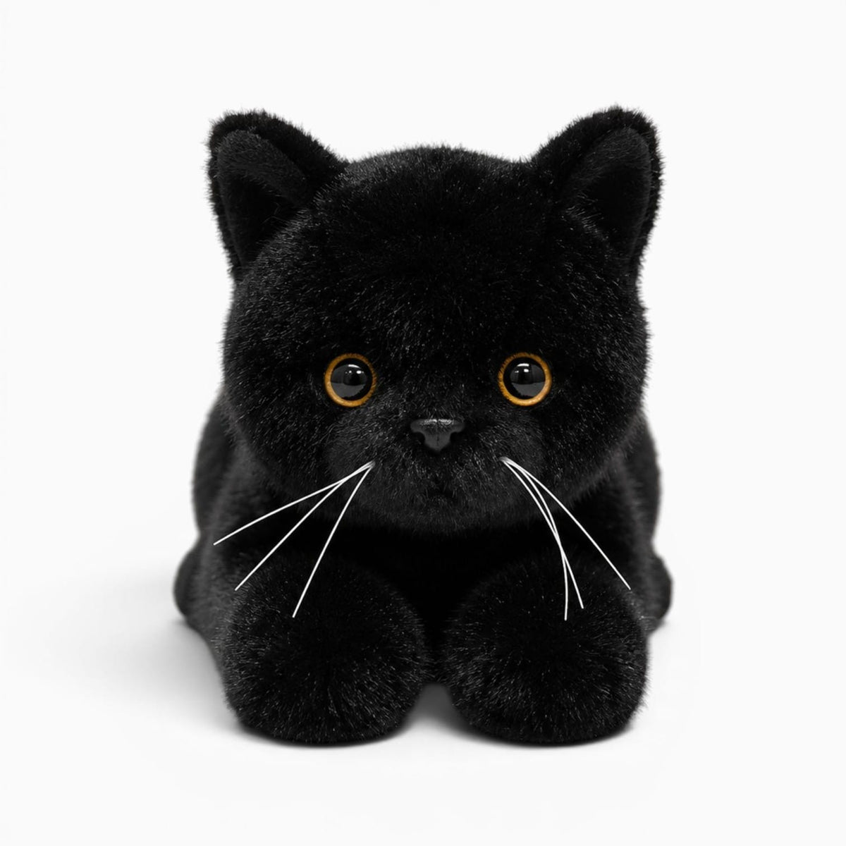 Pluschtierland Schwarzes Katzen Kuscheltier Schwarzes Katzen Kuscheltier