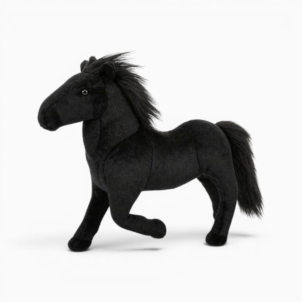 Pluschtierland Schwarzes Pferd Kuscheltier Schwarzes Pferd Kuscheltier