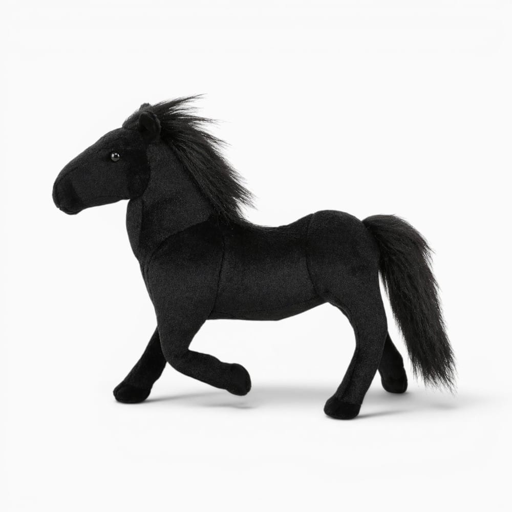Pluschtierland Schwarzes Pferd Kuscheltier Schwarzes Pferd Kuscheltier