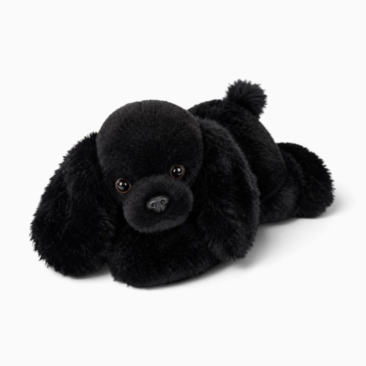 Pluschtierland Schwarzes Pudel-Kuscheltier Schwarzes Pudel-Kuscheltier
