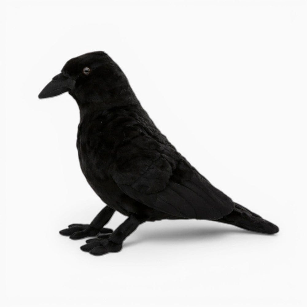 Pluschtierland Schwarzes Rabe Kuscheltier Halloween Deko Schwarzes Rabe Kuscheltier Halloween Deko