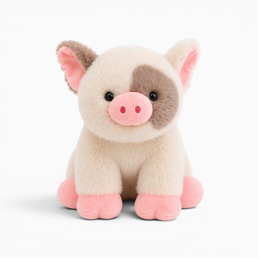 Pluschtierland Schwein Kuscheltier Beige Schwein Kuscheltier Beige