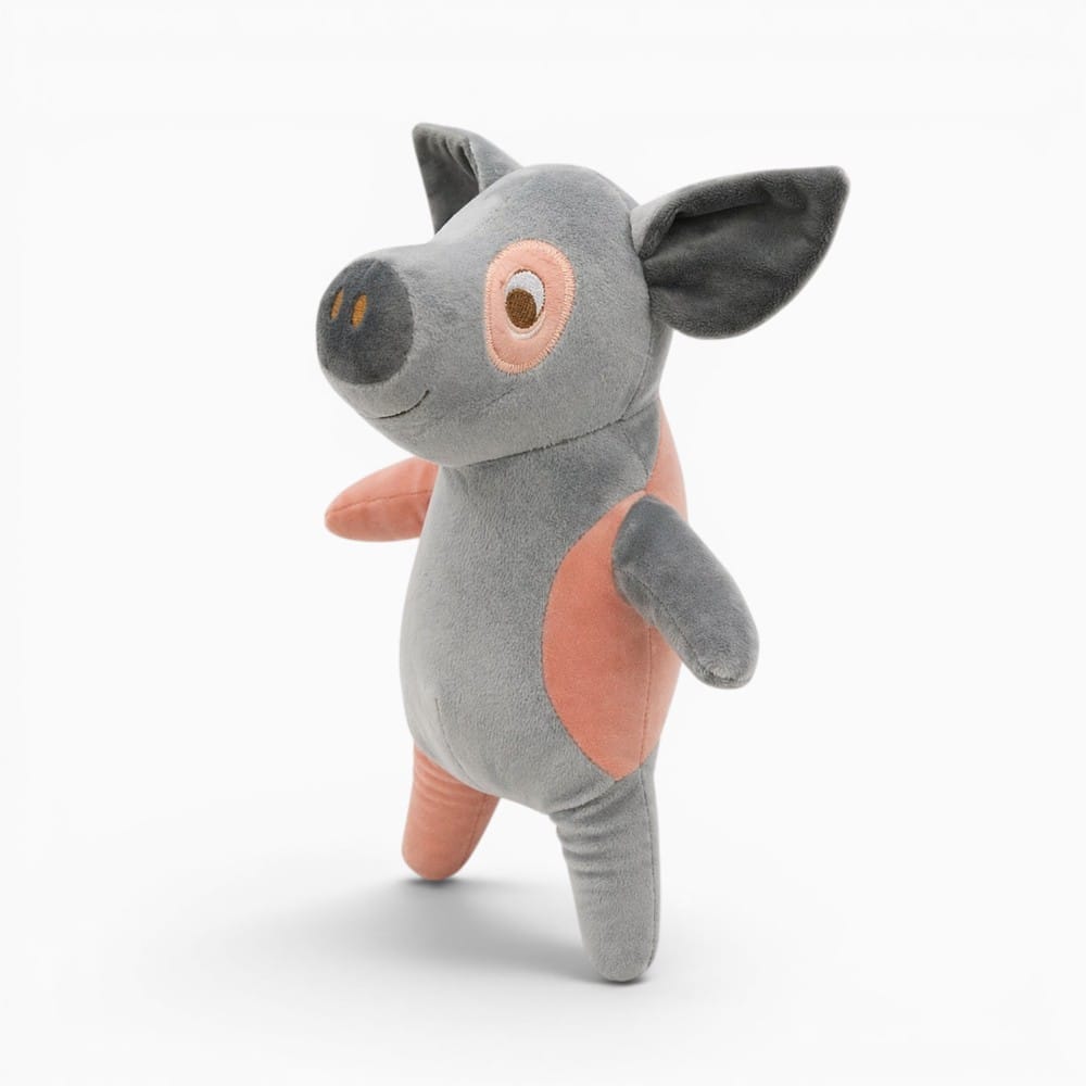 Pluschtierland Schwein Kuscheltier Blau Rosa Lächelnd Schwein Kuscheltier Blau Rosa Lächelnd
