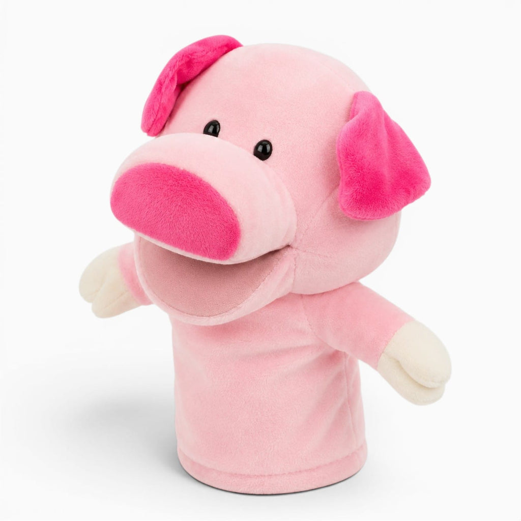 Pluschtierland Schwein Kuscheltier Handpuppe Schwein Kuscheltier Handpuppe