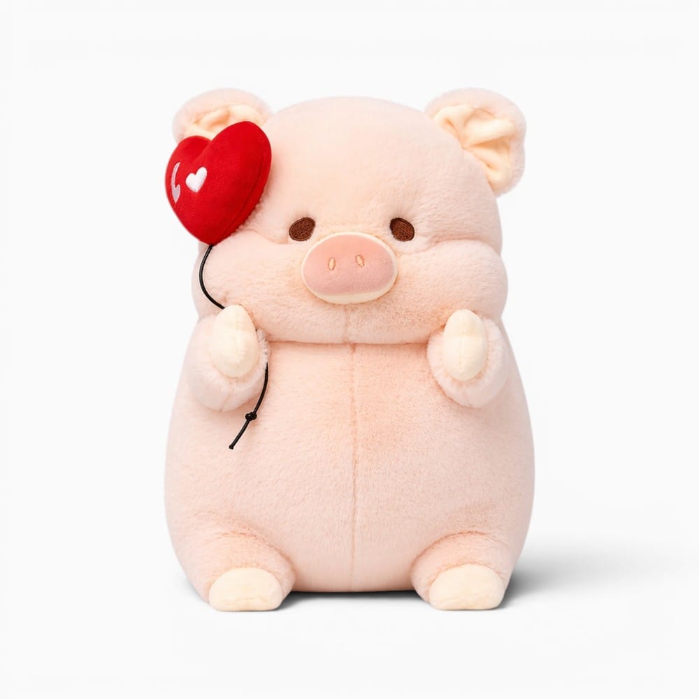 Pluschtierland Schwein Kuscheltier Rosa mit Herz Schwein Kuscheltier Rosa mit Herz