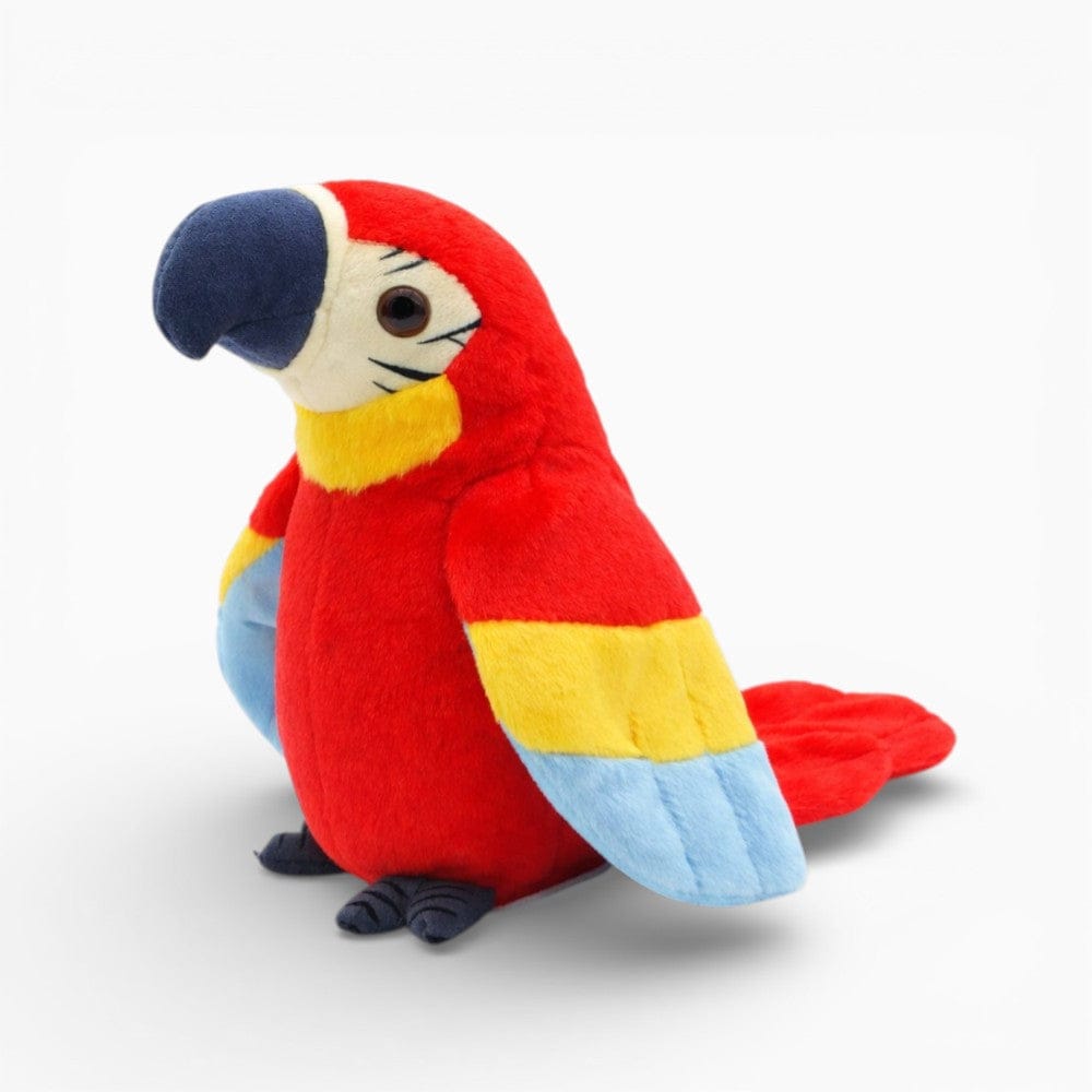 Pluschtierland Sprechender Papagei interaktives Kuscheltier mit Aufnahme-Funktion Sprechender Papagei interaktives Kuscheltier mit Aufnahme-Funktion