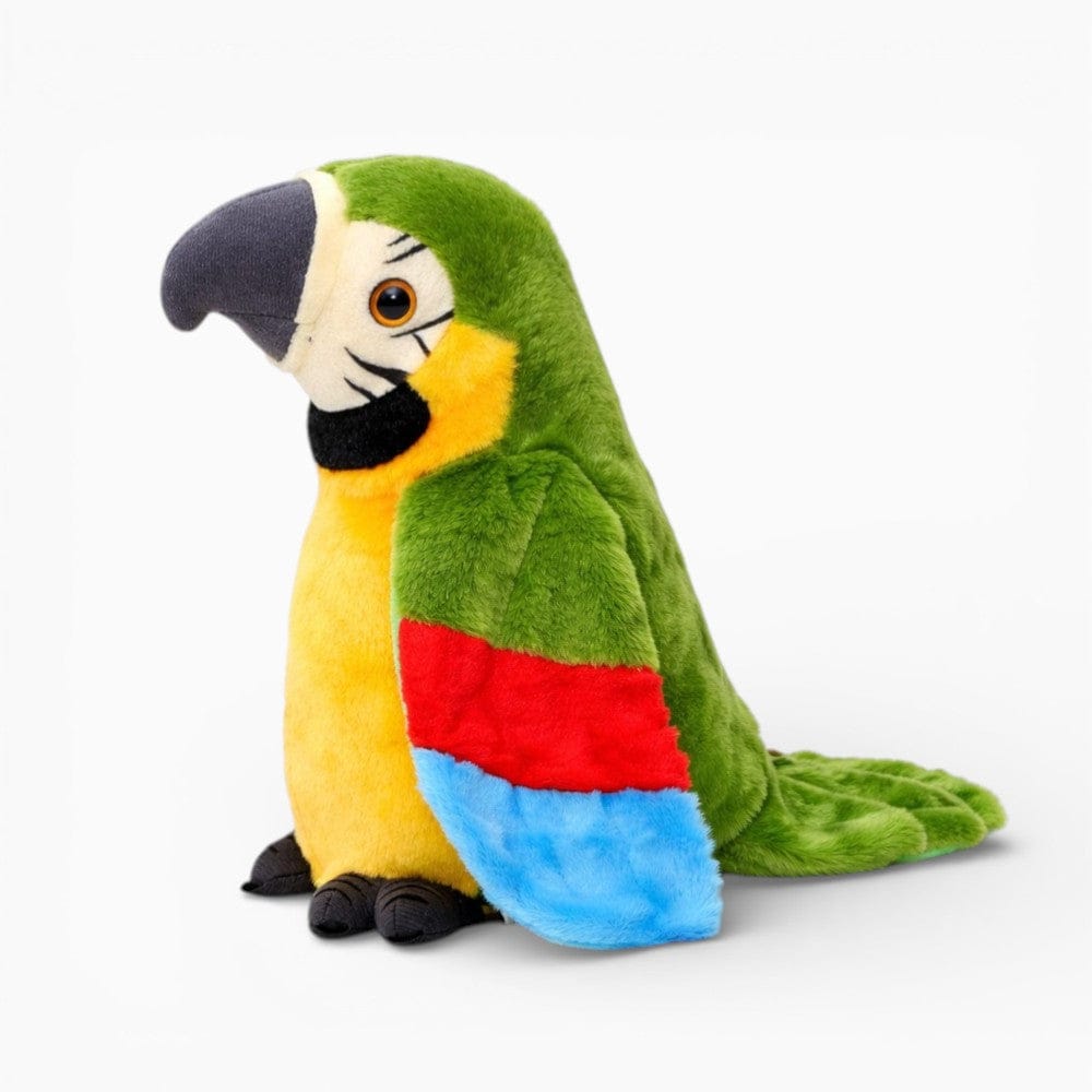 Pluschtierland Sprechender Papagei Spielzeug interaktives Kuscheltier mit Sprachfunktion Sprechender Papagei Spielzeug interaktives Kuscheltier mit Sprachfunktion