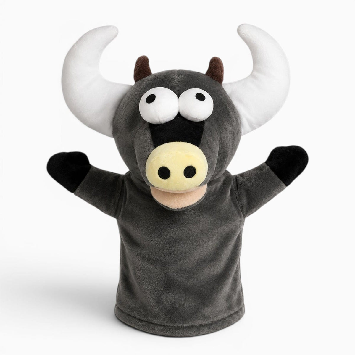 Pluschtierland Stier Handpuppe Kuscheltier Stier Handpuppe Kuscheltier