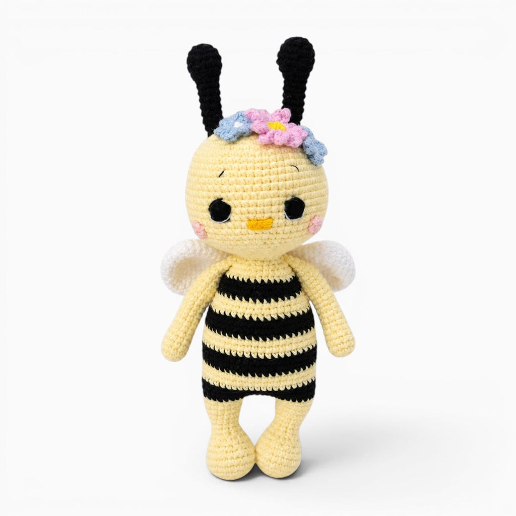 Pluschtierland Süßes gehäkeltes Bienen Kuscheltier Süßes gehäkeltes Bienen Kuscheltier