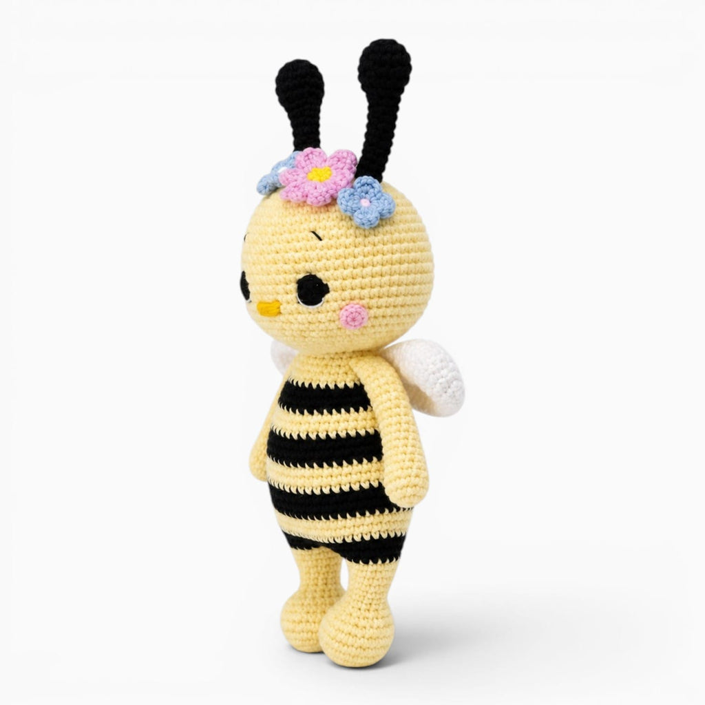 Pluschtierland Süßes gehäkeltes Bienen Kuscheltier Süßes gehäkeltes Bienen Kuscheltier