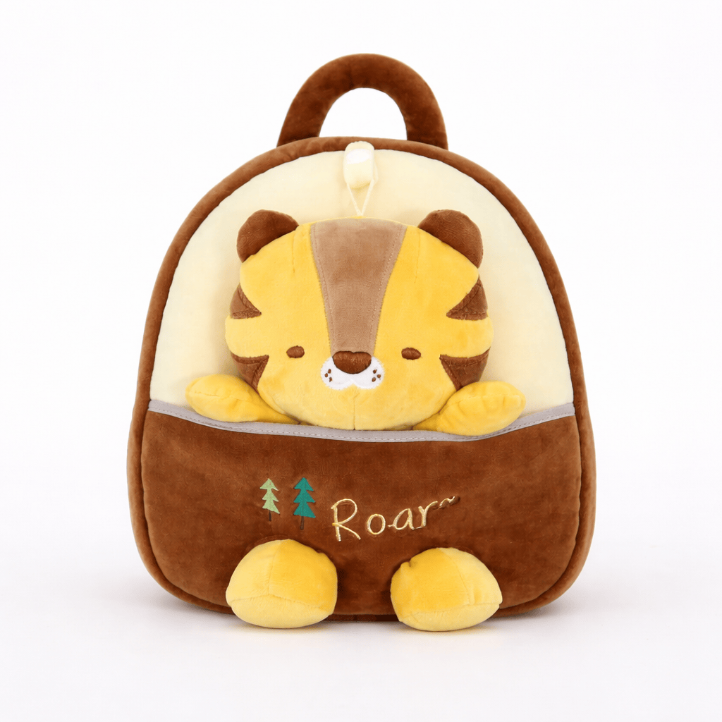 Pluschtierland Tiger-Rucksack mit abnehmbarem Kuscheltier Tiger-Rucksack mit abnehmbarem Kuscheltier
