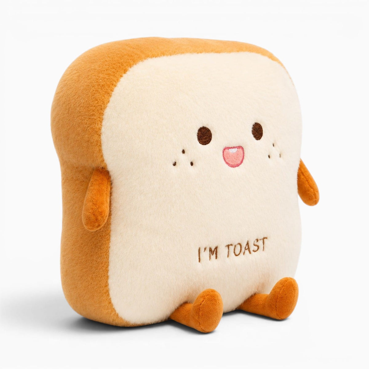 Pluschtierland Toastbrot-Kuscheltier mit Gesicht Toastbrot-Kuscheltier mit Gesicht