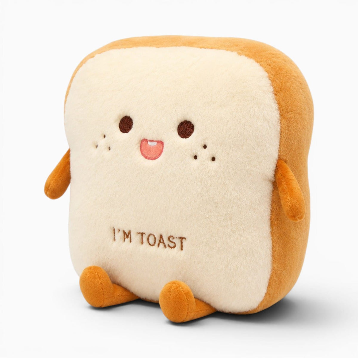 Pluschtierland Toastbrot-Kuscheltier mit Gesicht Toastbrot-Kuscheltier mit Gesicht