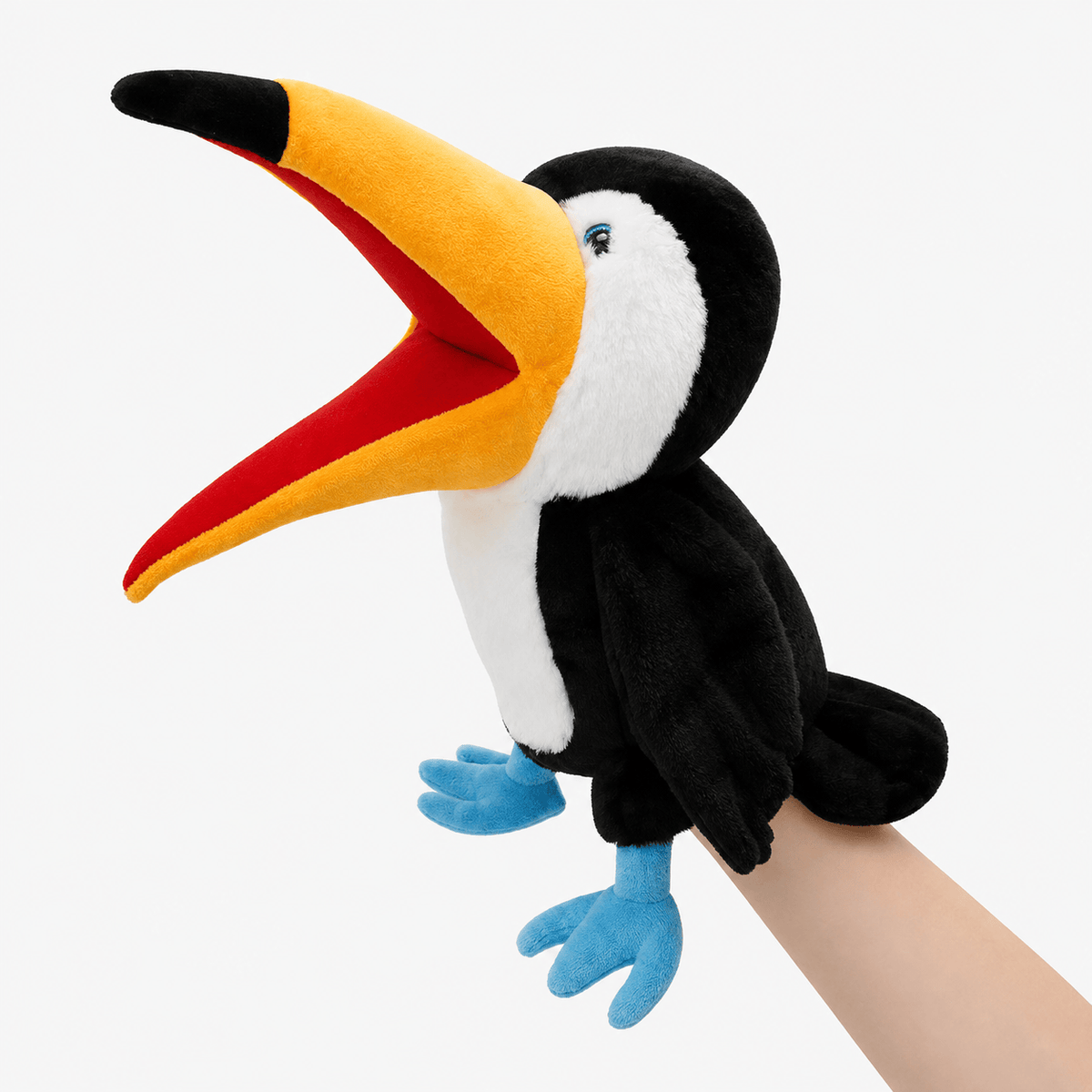 Pluschtierland Tukan-Kuscheltier-Handpuppe Tukan-Kuscheltier-Handpuppe