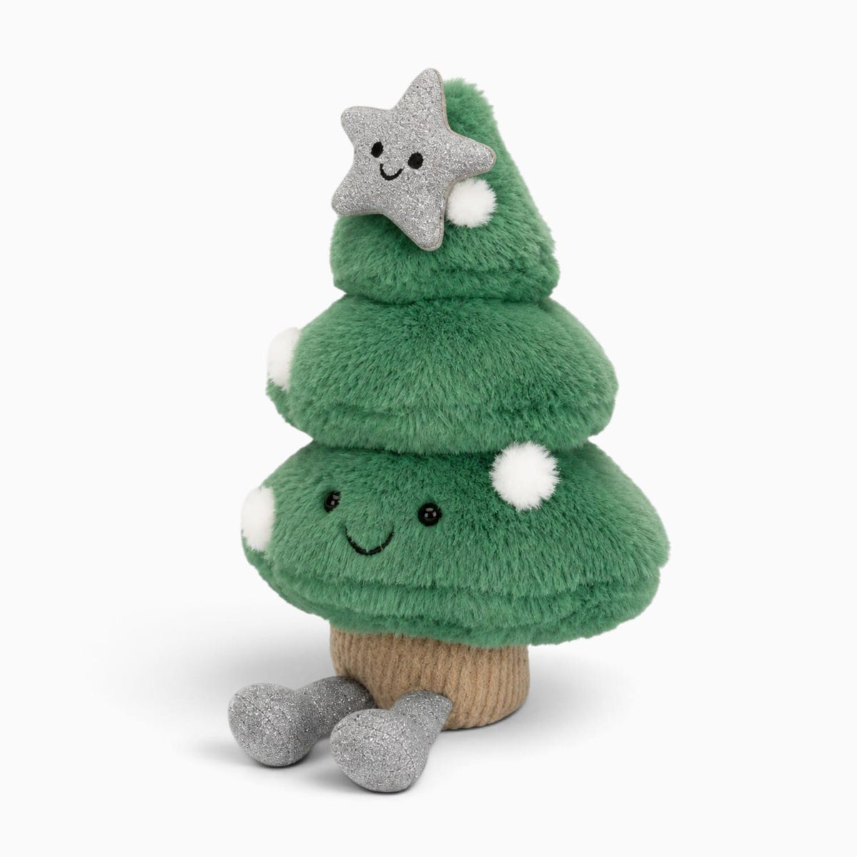 Pluschtierland Weihnachtsbaum-Kuscheltier mit Stern Weihnachtsbaum-Kuscheltier mit Stern