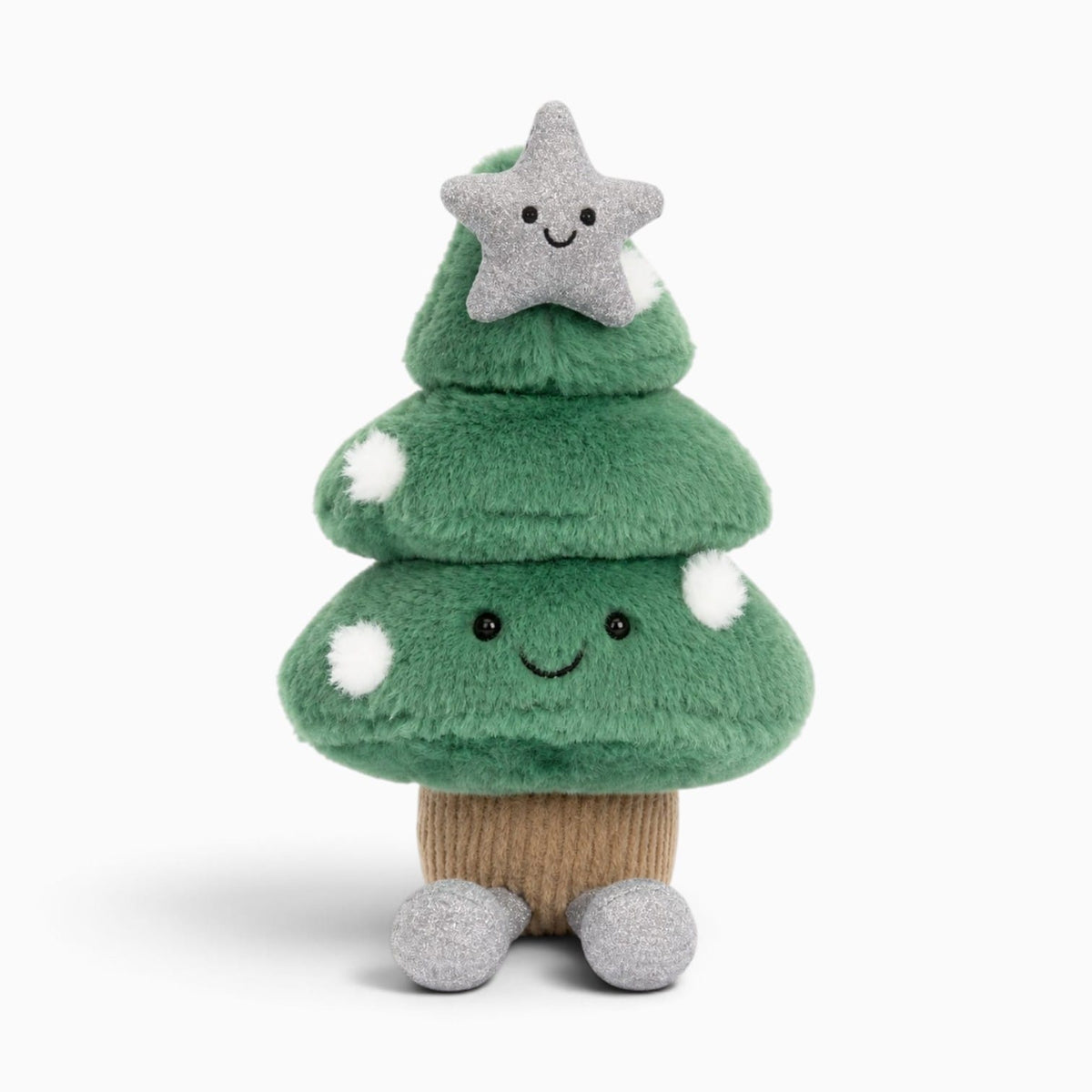 Pluschtierland Weihnachtsbaum-Kuscheltier mit Stern Weihnachtsbaum-Kuscheltier mit Stern