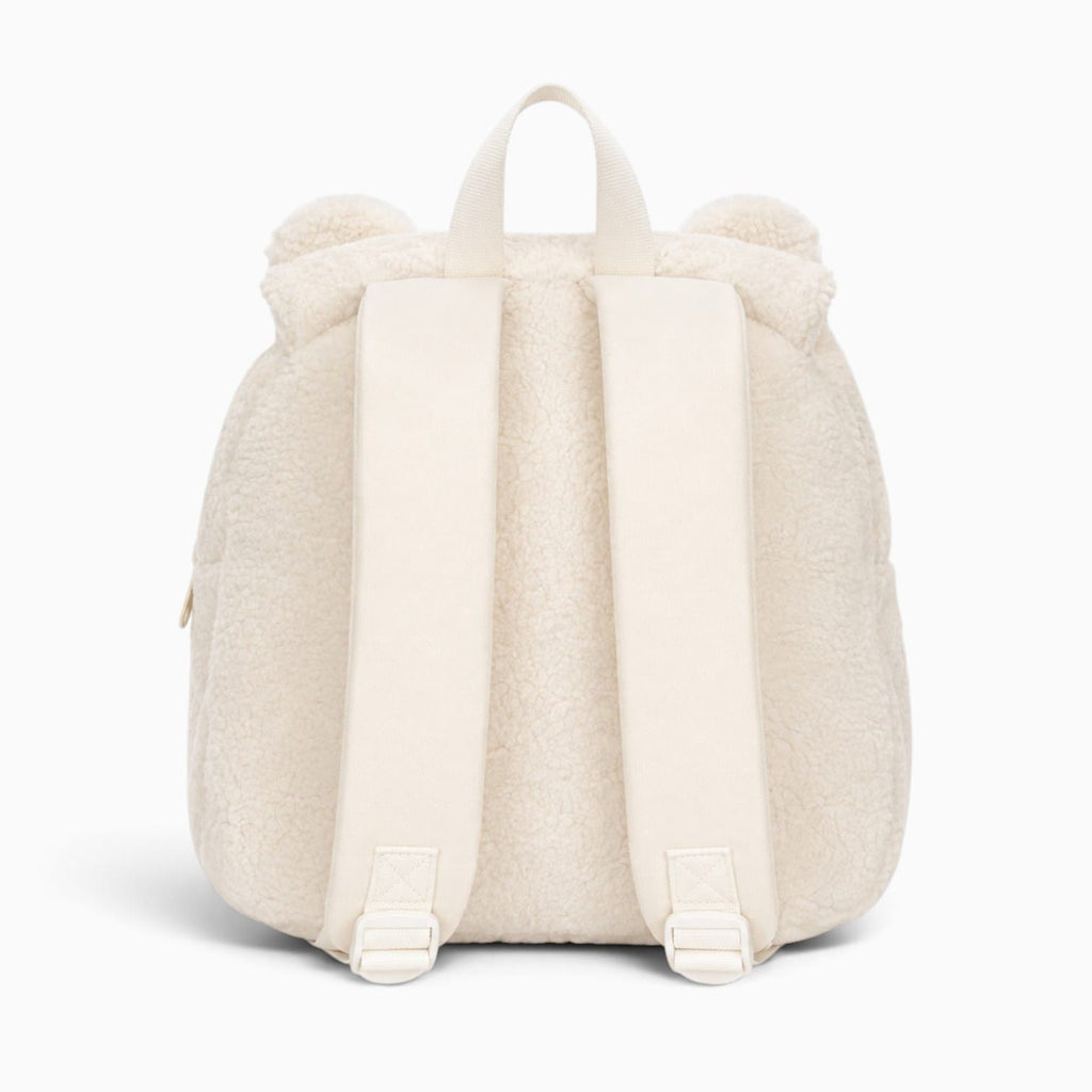 Pluschtierland Weißer Plüsch-Rucksack mit Bärenmotiv Weißer Plüsch-Rucksack mit Bärenmotiv
