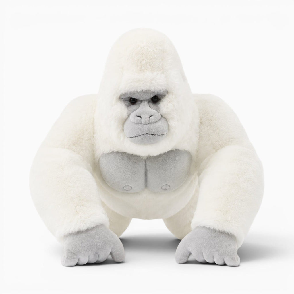 Pluschtierland Weißes Gorilla Kuscheltier Weißes Gorilla Kuscheltier