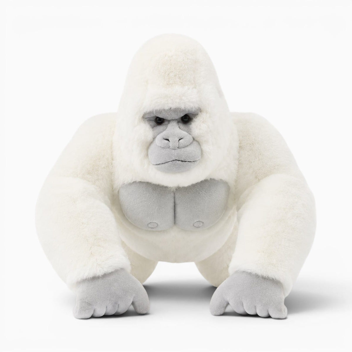 Pluschtierland Weißes Gorilla Kuscheltier Weißes Gorilla Kuscheltier
