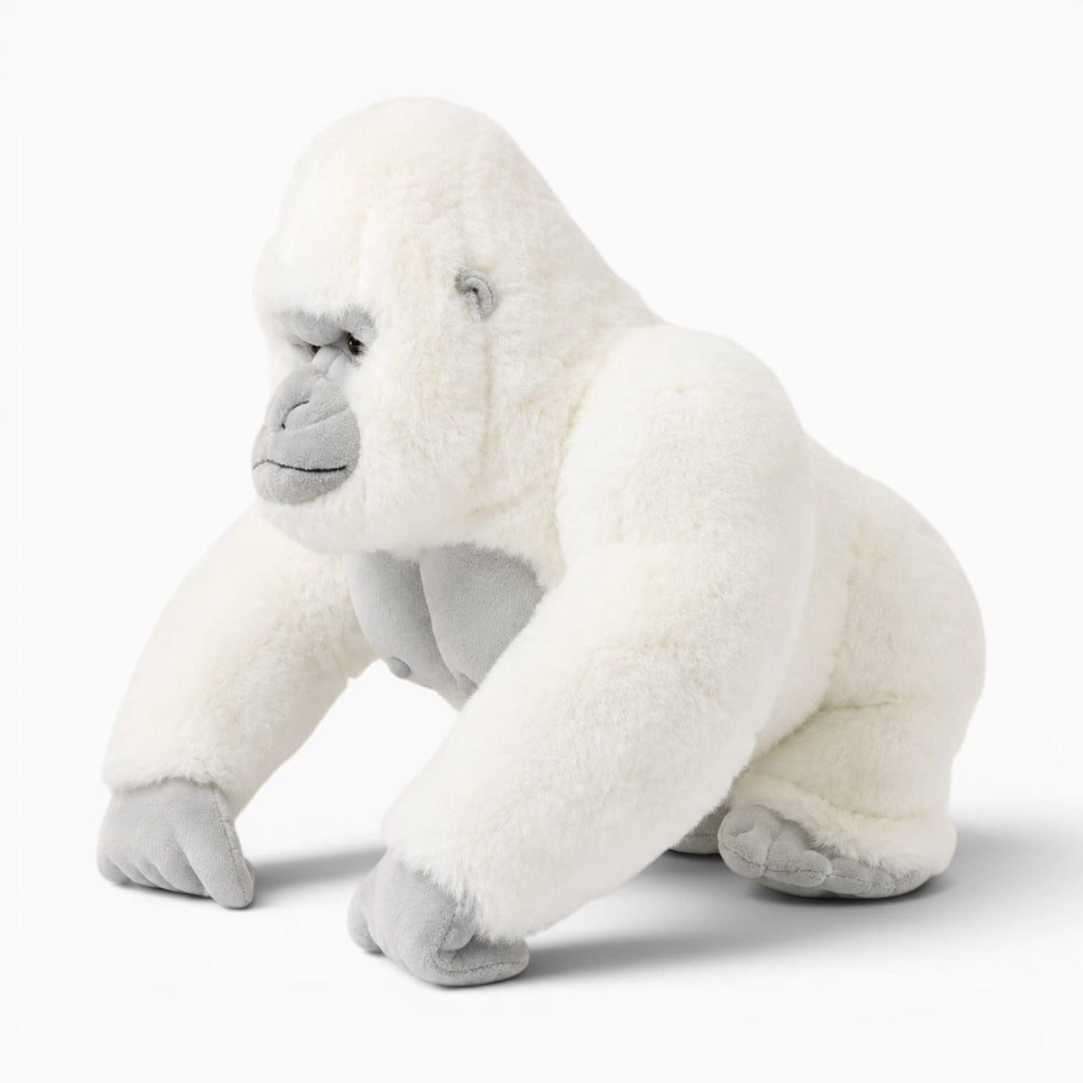 Pluschtierland Weißes Gorilla Kuscheltier Weißes Gorilla Kuscheltier